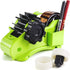 Green Packaging Tape Dispenser with Compartment Slot and 1"& 3" Dual-roll cores,semi-Automatic Desk 3/4" Heat Tape Dispenser & Cut, Designed for Office,School and Warehouse. by zhajiang