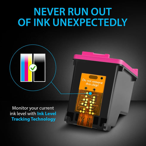 Smart Ink Remanufactured Ink Cartridge Replacement for HP 60 XL 60XL (Black & Color Combo Pack) for Deskjet Printers