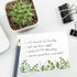 Watercolor Wild Greenery Sticky Note Pads, 4" x 3", Set of 6 Pads, 50 Sheets Per Pad, Made in USA