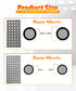 Generic 1544 3D 3D Dots(6mm *1250 &3mm *294) Pcs Scanning Marker for Scanner,High Reflective Marking Points