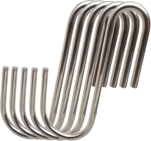30 Pcs Stainless Steel Heavy Duty S Hooks, 2.4 Inch S Shaped Hooks for Hanging Pots and Pans