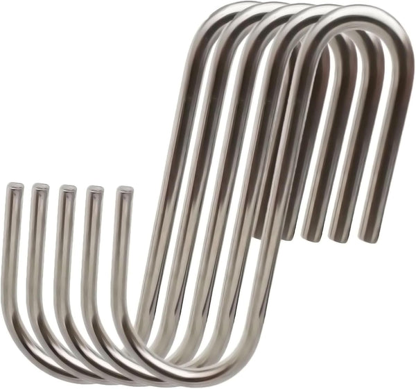 30 Pcs Stainless Steel Heavy Duty S Hooks, 2.4 Inch S Shaped Hooks for Hanging Pots and Pans