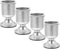 KICHOUSE 4pcs Aluminum Alloy Replacement Legs for Sofa and Side Table, Oval