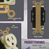 ENERLITES Hospital Grade Outlet, Industrial Grade Duplex Receptacle, 20A 125VAC, Ivory