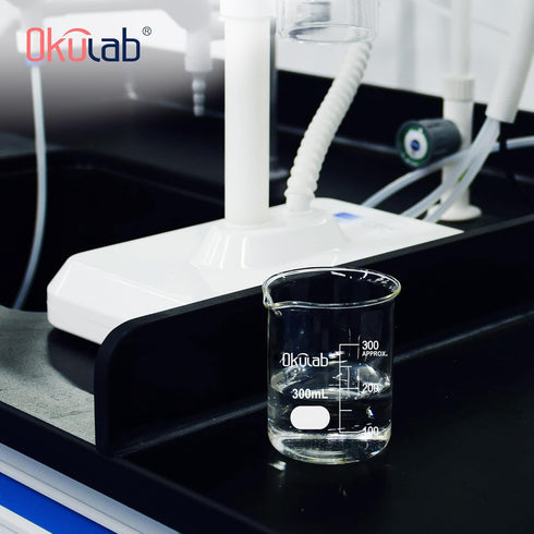 Beaker Set, Low Form 100ml Graduated Borosilicate Glass Beakers, 24pcs for Lab, Classroom, Craft, Kitchen