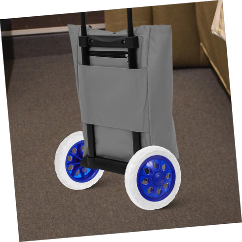 2pcs ARTIBETTER Replacement Wheels for Folding Grocery Shopping Cart Sturdy Plastic Rolling Cart Wheels Compatible