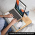 Audimi Small Mouse Pad 6 x 8 Inch - Thick Mini Mouse Pad for Laptop Wireless Mouse, Portable & Washable (Grey Marble)
