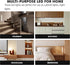 NBBUFF 3pcs Dimmable 3Color (3000K/4500K/6000K), 11.81" LED Motion Sensor Cabinet Lights, USB Rechargeable, Modes Night