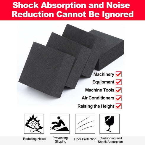 1Pieces 300mm 200mm 15mm Black Rubber Solid Shock Pad Blocks Length Width Extremely Resistant to Weather Changes