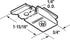 Prime-Line MP6606 Adjustable Pivot Bracket, 1/4 In. Outside Diameter x 1-15/16 in Length x 3/4 in Width, Top Mount, Steel (2 Pack)