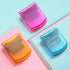 Reliancer 8PCS Teacher Stamp Set, Colorful Self-Inking Motivation Stamps for Classroom Homework Rating with Storage Tray
