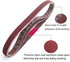 3/8 x 13 Inch Aluminum Oxide Sanding Belts, 24-Pack Assorted Grits for Air Belt Sander, 4 Each of 40/60/80/120/180/240