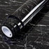 Yancorp Black Peel and Stick Wallpaper - Marble Counter Top, Self Adhesive Backsplash, Black Stripes (11.8" x 78.7")