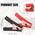 4 Pack 100A Insulated Alligator Clips, Heavy Duty Metal Clamp Jumper Cable Clamps for Car, Boat, Vehicle (Black & Red)