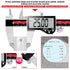Inch/Millimeter/Fraction Digital Caliper Electronic Caliper Measuring Tool Precision Digital Vernier Caliper
