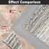 3.3Ft Self Adhesive Carpet Floor Transition Strip, PVC Edging Trim for Doorway with Height Less Than 5 mm - Gray
