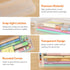 Plastic Pencil Box, Lifewit, Large Capacity Hard Case with Snap-tight Lid, 10 Pack