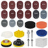 TWUROTI 142pcs 3 Inch Sanding Discs Pad Kit, Grit 60-10000 Dry Wet Sandpaper
