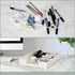 Letter Tray Organizer, Desk Drawer Organizer for Office Supplies, Magazines, Folders, Plastic Tray