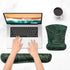 ITNRSIIET Mouse Pad Wrist Support Keyboard Wrist Rest Pad Ergonomic Mousepad Non-Slip Memory Foam Keyboard Pad Easy Typing Pain Relief Perfect for PC Laptop Gaming Office,Palm Texture