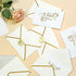 Amcubec 110pcs Set(25 Pack), 350GSM Gold Foil Thank You Cards with Envelopes, Bulk Heavy Duty Thank You Notes