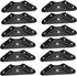 HOWDIA 12 Pcs Steel Corner Braces Joint Trapeziform Angle Code Brackets |