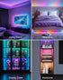 16.4ft 50-75 Inch 44 RGB+IC LED Lights for TV, Backlight Strip Behind TV with Music Sync, Bluetooth APP and Voice