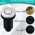 Brushed Nickel Sink Top Garbage Disposal Air Switch Button with Air Hose, Long Button