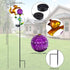 2 Pack Solar Pathway Lights Outdoor, Squirrel Solar Garden Lights, Waterproof Colorful Global Landscape Lighting