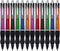 MiSiBao Retractable Ballpoint Pens, Black Ink 1mm Medium Point Work Pen for Men Women Office (12 count+4 refills)