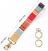EcoVision Keychain Lanyard for Keys, Wristlet Key Chain for Women with 2 Keyrings, Key Holder Lanyards