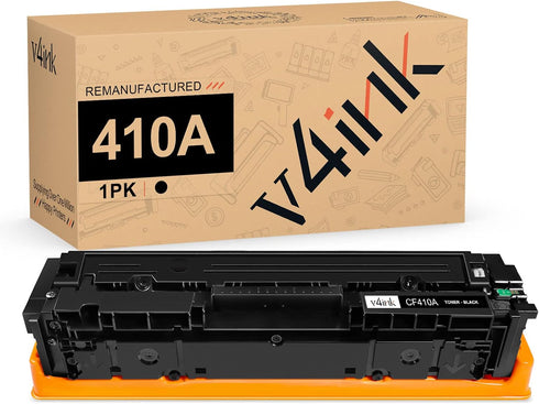 v4ink Remanufactured 410A Toner Cartridge Replacement for HP Color Pro M452dn M452dw (1 Pack Black)