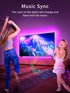 11.5ft 32-55 Inch KANTUTOE TV LED Lights, LED Lights for TV, RGB TV Backlight Behind with Remote, Music Sync Bluetooth