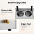 Jiabailie 2 Cooker,2500W Commercial 2 Holes Noodle Cooking Machine,Electric Pasta Spaghetti Noodles Pasta Boiler,Pasta