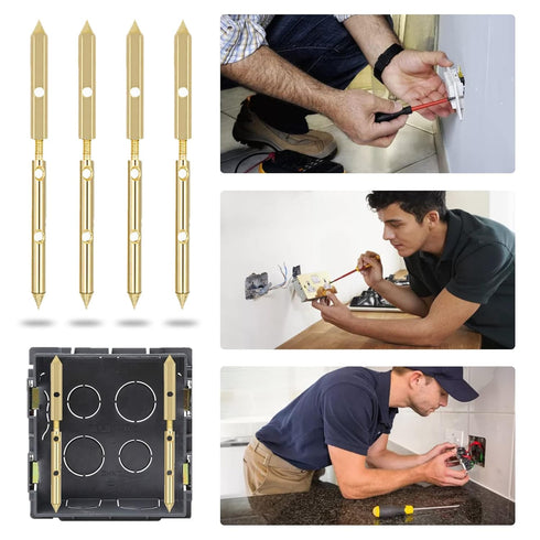 VideoPUP Wall Switch Box Repair Tool, Socket Cassette Repairer, 120 Type Bottom Box Screw Fixing