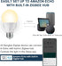 Sengled Bulb, 60W A19 Bulb, 1 Pack Zigbee Smart Smart Hub Required, Works with SmartThings and Echo with built-in Hub