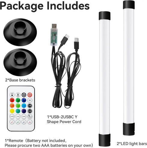 NBBUFF Led Light Bar with Music SynC Color Changing, Led Bar with App & Remote Control, RGB+IC & W Smart RGB Light Bar