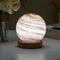 wpdash Aesthetic Glass Planet Night Light 3 Light Modes 12cm Starry Sky Effect