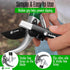 Adre Garden Tool Blade Sharpener, Professional Carbide Knife Sharpener for Gardening Tools, Pocket-Sized