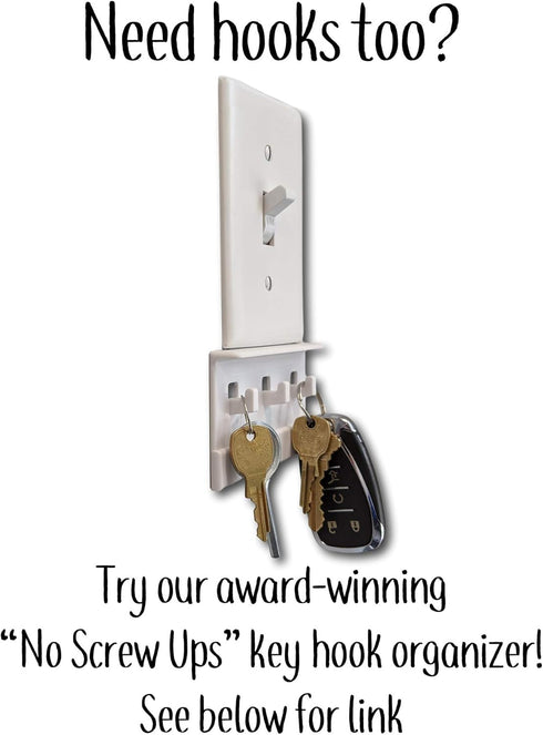 The No-Screwups Remote Control Holder by Mount Genie (White): Wall Mount with No Damaging Screws or Tape