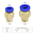 uxcell Pneumatic Air Cylinder 20mm Bore 25mm Stroke, MAL 20x25 with Y Connector and Quick Fittings for Automatic
