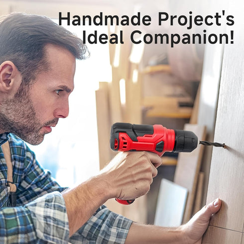 Set 8V Set, 132 Set Tool - Cordless Drill Piece Home Tool With Hand Drill, Tool Kit for Women & Men, Perfect