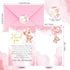 50 Pack 4 6 Inch Baby Shower Thank You Cards with Envelopes Stickers - Cute Bear Baby Shower Cards - Baby Girl/Baby Boy