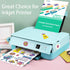80 Gwybkq Glossy Sticker Paper Printable Vinyl for Inkjet Printer, Sheets Labels Waterproof Decal Paper