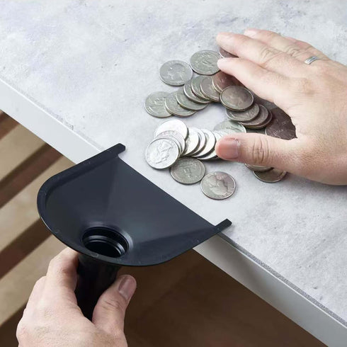 P PRETIRENO Set, 4 Counting (Set Coin Sorter Tubes with Funnel Money Rolls for Coins, Coin Wrapper and Sorter, Sorter