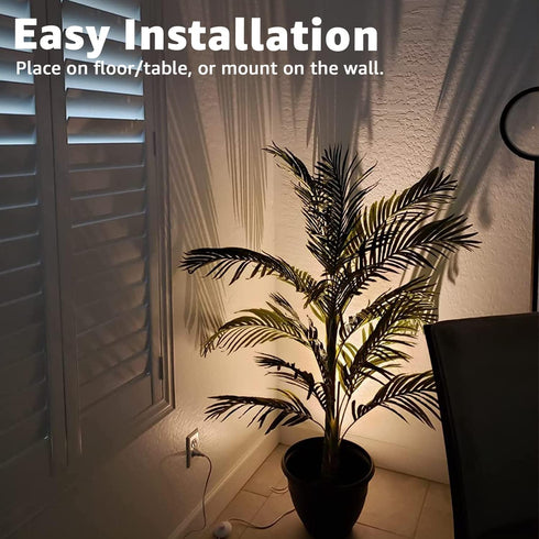 2 Pack 3W 3000K 120V 5.9 SUNVIE LED Up Lights Indoor, Spot Lights for Indoor Use with Warm White, Spotlights for Plants