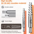 12 Set, Set Pcs Screw Extractor and Left Hand Drill Bits Easy Out Bolt Extractor Spiral Flute Stripped Screw Remover