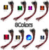 Ltvystore 80Pcs 5MM 5V 8Colors Bulb +80Pcs 5MM LED Pre Wired Prewired Lamp Light Prewired Emitting Diode Black LED