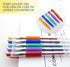 BAZIC Scented Glitter Neon Metallic Gel Pen, 24 Color Smooth Writing for Drawing, Art Christmas Gift