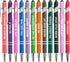 PASISIBICK 12 Pieces Snarky Motivational Quotes Ballpoint Pens, Black Ink, Office Encouraging Scriptures (12 Color)